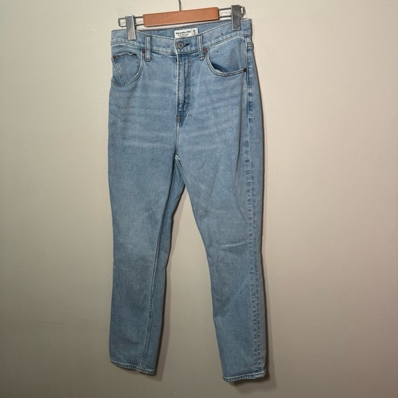 Abercrombie & Fitch The 90s Slim Straight Ultra  High Rise 26 - Picture 3 of 6